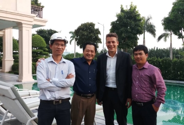 Đại diện Châu Á của PROCOPI PHÁP sang thăm và làm việc cùng PoolSpa VN